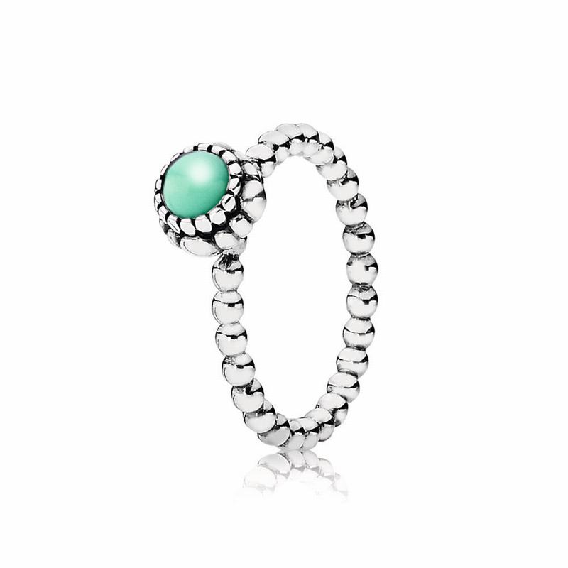 Pandora Australia Birthday Blooms Stackable Ring May - Sterling Silver | LCOXFT874